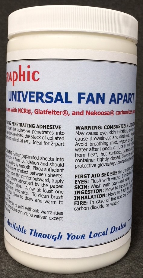 (image for) NCRQ Graphic Universal Fan Apart Adhesive 1 Quart